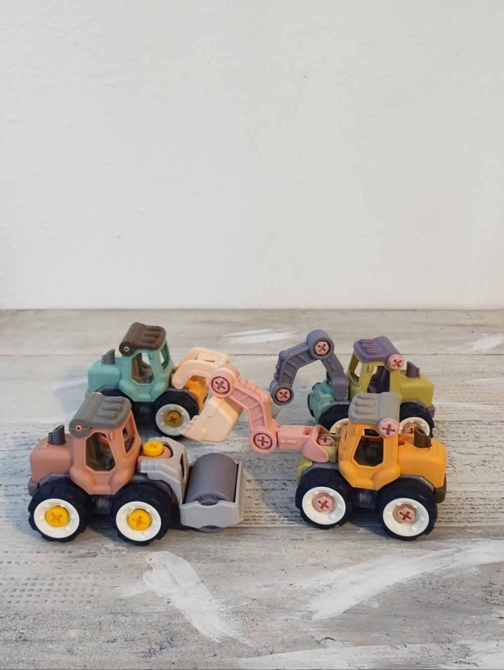 Children Kid Disassembly  Assembly Engineering Vehicle Excavator